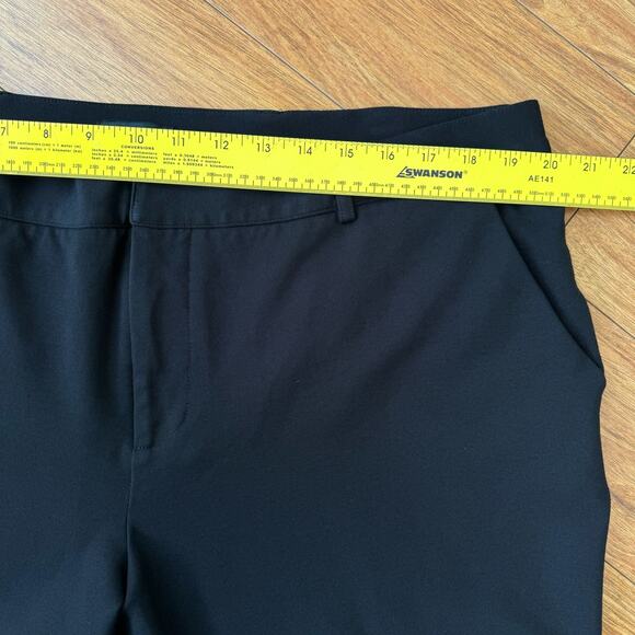 Universal Standard Pants Women MP (18P-20P) Black Capri Mid-Rise Pockets Stretch - Picture 9 of 15
